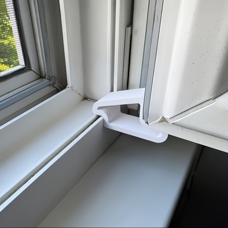 跨境爆款3d打印Window balcony door stop带轨道锁的窗户阳台门挡|undefined