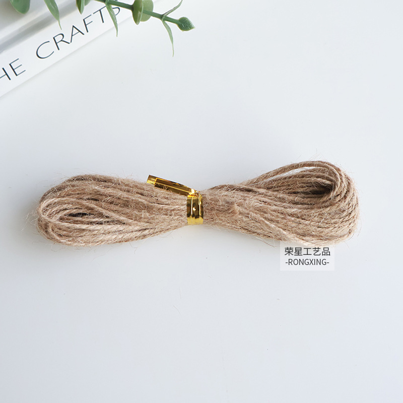 Cuerda de cáñamo Cuerda de cáñamo de bricolaje Cuerda hecha a mano de alta calidad Cuerda de cáñamo de grosor natural Adornos artesanales Cuerda de encuadernación colgante al por mayor image 16