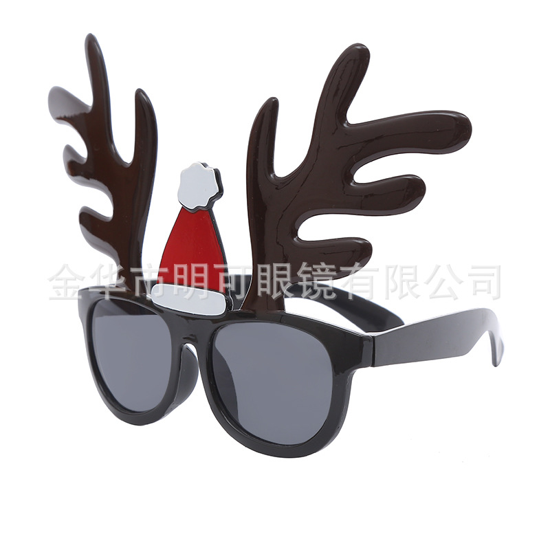 Marcos de Lentes Divertidos de Navidad de ABS Decorativo para Fiesta de Navidad