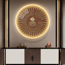 心经入户玄关装饰画新中式禅意挂画茶室会所中堂画书房佛经字画