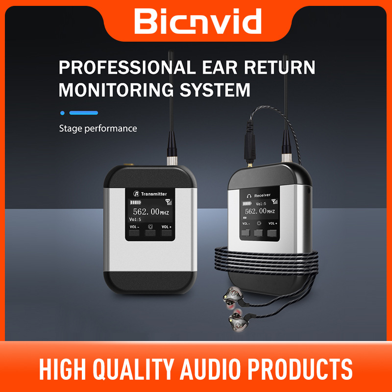 U Section Sq-01 Wireless Ear-Return Monitoring Headphones Stage Performance Band Singer Sound Card Live Singing Real-Time Return Listening