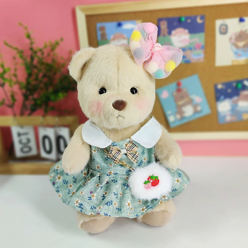 Плюшевая кукла, юбка, 30 см, с маленькими медведями, стиль Lolita