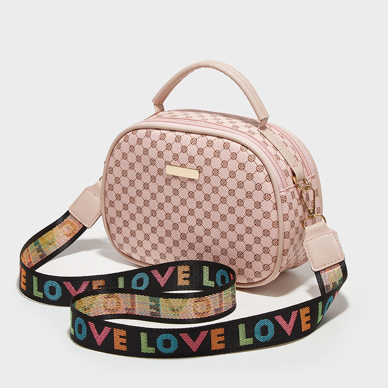 Bags Women's Bags 2021 Autumn and Winter New Fashion Korean Style Women's Bags Printed Retro Satchel Crossbody Bag Small Square Bag Small Bag