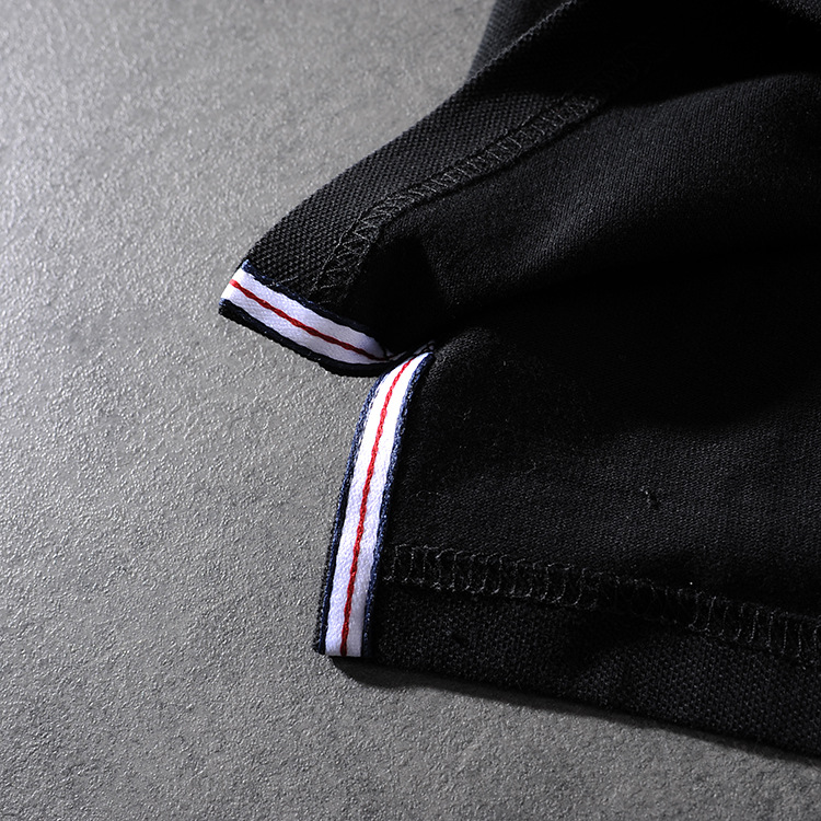 Modern banner American minimalist 100-letter men turn collar short-sleeved POLO shirt M701 16