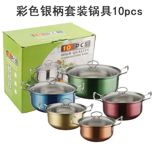 10 sets A (thick) handle (color of the pot body)
