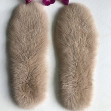 皮毛一體鞋墊兔毛絨男女加厚冬季保暖防寒皮靴運動通用批發亞馬遜