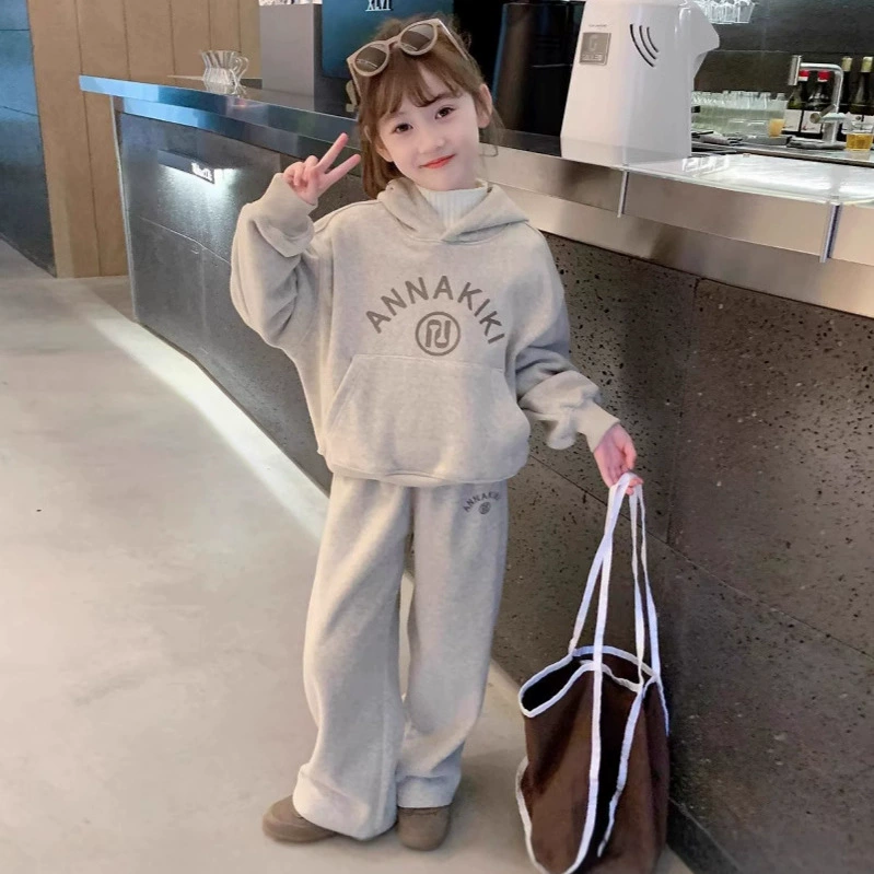 Зимний бархатный утолщение для девочек 2025 новый китайский детский корейский стиль