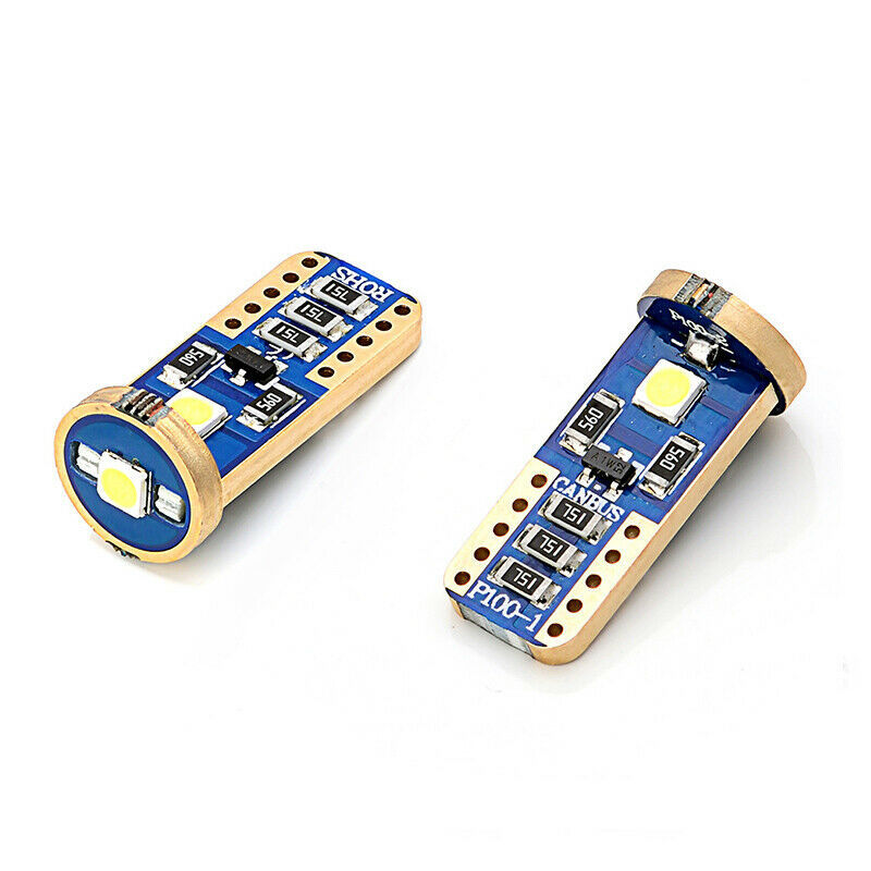 Auto t10 luz de lectura luz de ancho T10 3030 3smd decodificación luz trasera t10 lámpara de matrícula pequeña lámpara
