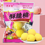 酥脆桃蜜桃锁喉桃情人桃怀旧小零食果干桃干酸甜爽口童年黄桃