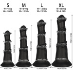 AD860 动物超大马吊阳具男女用硅胶柔软超大后庭肛塞肛门塞自慰器
