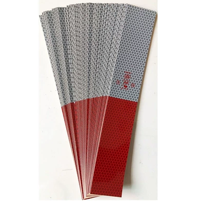 Body sticker stickers car body stickers DM - 100-pieces-of-red-and-white-in-a-pack-cut-pieces