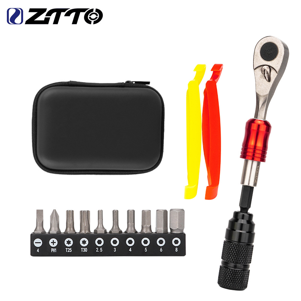 Juego de destornillador de llave de trinquete de aleación de aluminio multifuncional ZTTO