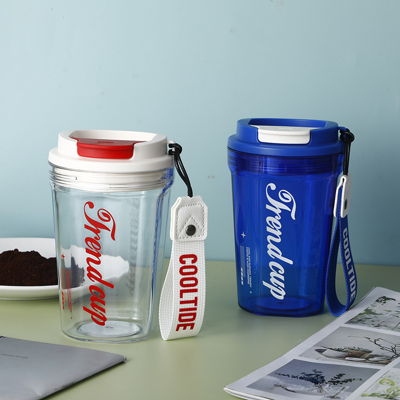 Summer Girl Cola Coffee Cup, Men's Sports On-the-Go Cup, Couple's Water Cup, High-End, Simple and Fashionable, Portable Cup