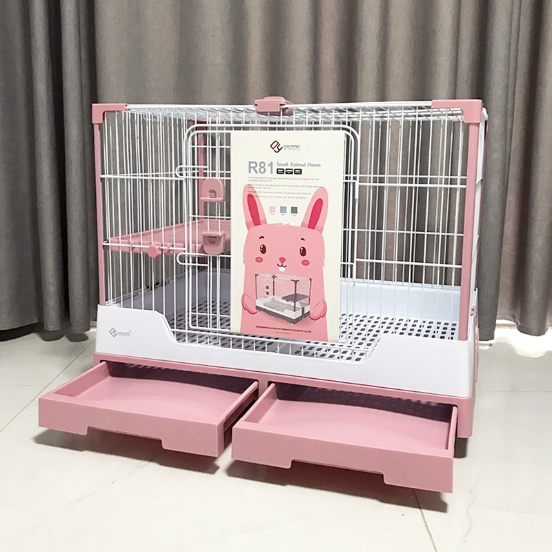 Dayang's new rabbit cage R81proR71R61R51 double drawer urine spray-proof household extra large rabbit cage luxury rabbit nest