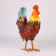 Iron Rooster Independent Station Outdoor Latest Explosions Metal Iron Color Three-dimensional Metal Rooster Decoration