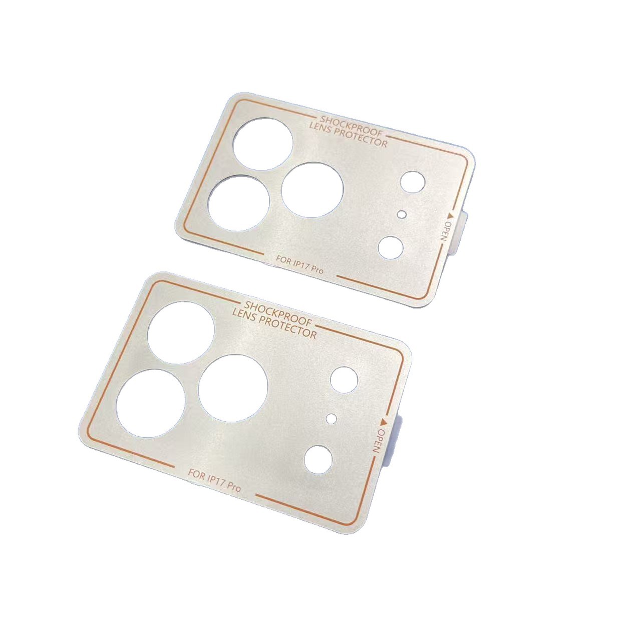 Aplicable a la película protectora de la cámara de Apple 17promax, ubicación de segundo pegado iPhone esmerilado módulo de lente película base