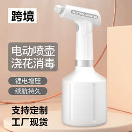 跨境电动喷壶充电高压喷水壶自动喷花浇花打药消毒园艺手持喷雾器