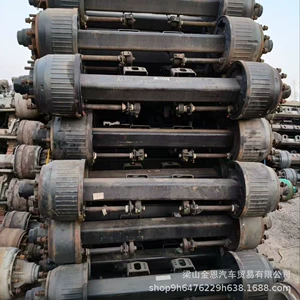 Export trade used trailer axle 13T 16T 20-ton axle American-style trailer axle suspension pull rod