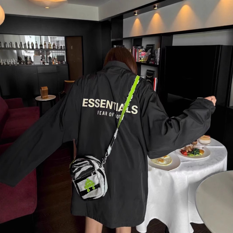 Spring and Autumn New Fog Essentials High Street Casual Woven Jacket Men's Baseball Jacket