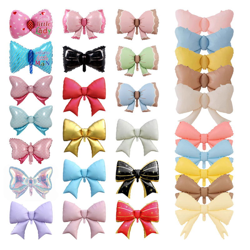 Cross-border New Style Bow Princess Wind Decoration Balloon Adult Birthday Activities Arrangement Children's Holiday Party Supplies