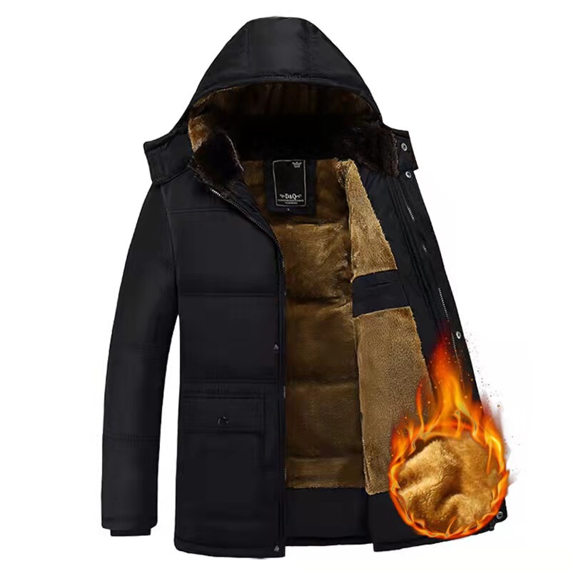 Cross-Border Foreign Trade Fleece-Lined Thickened Cotton Jacket for Middle-Aged and Elderly Men, Warm Coat for Dad, Cotton Clothing for Grandpa, Old Man's Cotton-Padded Jacket Cross-Border Foreign Trade Fleece-Lined Thickened Cotton Jacket for Middle-Aged and Elderly Men, Warm Coat for Dad, Cotton Clothing for Grandpa, Old Man's Cotton-Padded Jacket