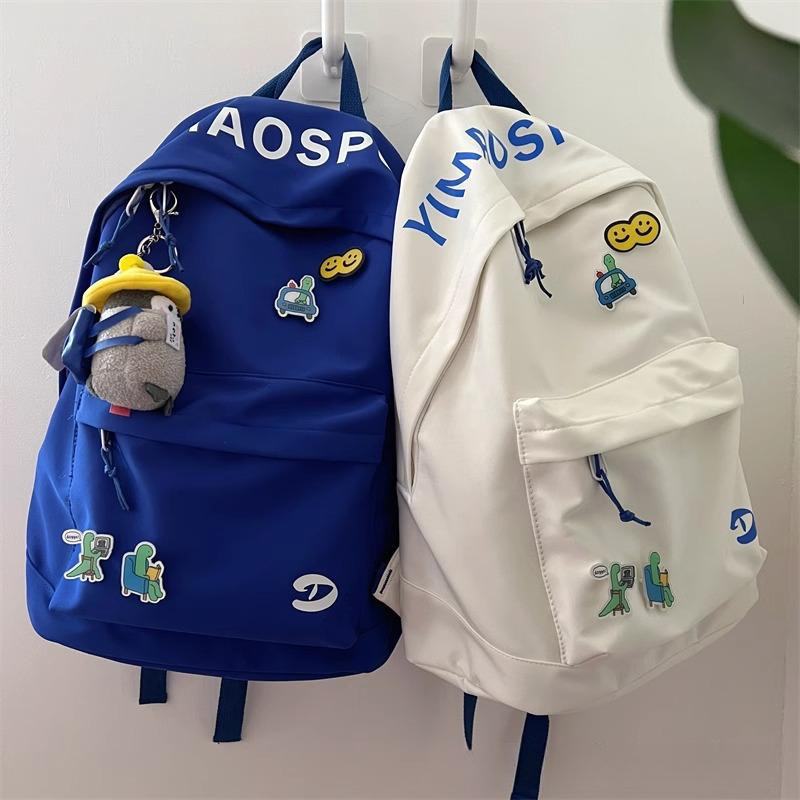 2025 Korean Style Simple Large-Capacity Backpack Female College Student High-Looking Commuter Backpack Junior High School Bag