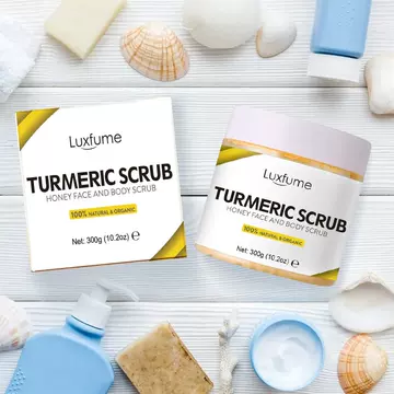 Face Scrub Turmeric Scrub Cream Moisturizes and Softens Skin Body Ginger Scrub Cream 250g available from stock - ShopShipShake