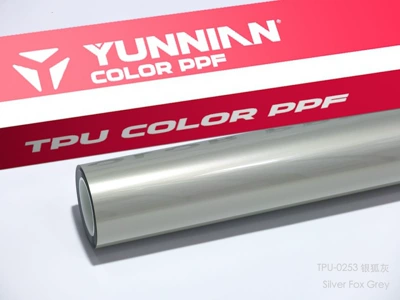 Auto Color Change Film crystal TPU car color change - tpu-silver-fox-gray-dual-use-for-wet-and-dry-surfaces-15215m