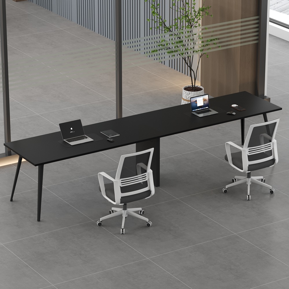 Mesa de computadora de doble persona, escritorio de escritorio, escritorio de escritorio, escritorio de escritorio, escritorio de escritorio simple