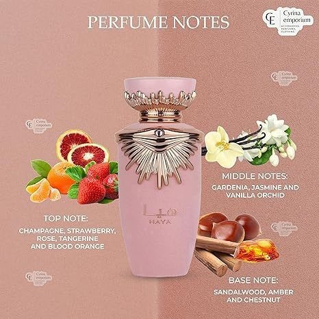 国境を越えた人気商品 HAYA ピンク 100ml 女性用香水 中東 アラビア ドバイ香水 沈香|undefined