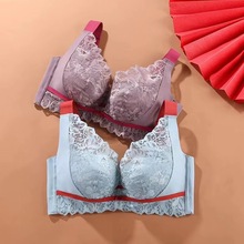 专柜高端调整型薄款内衣全罩杯大码软钢圈防下垂聚拢收副乳文胸罩