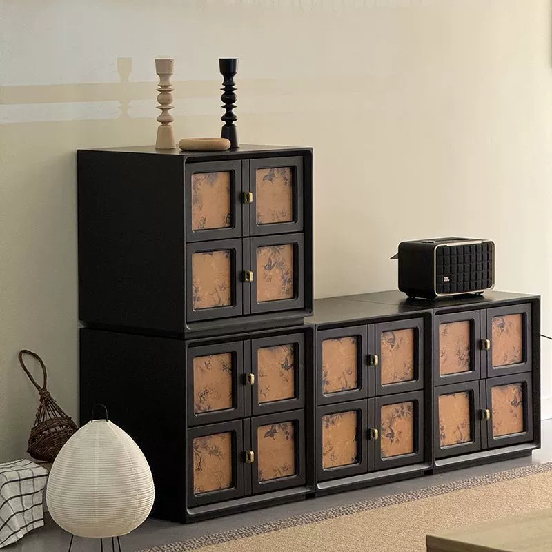 Комод Xiangyunsha, прикроватная тумбочка с модулем хранения Carmen, шкаф для телевизора интернет-знаменитостей, китайский шкаф, новый комбинированный шкаф, антикварный массив дерева