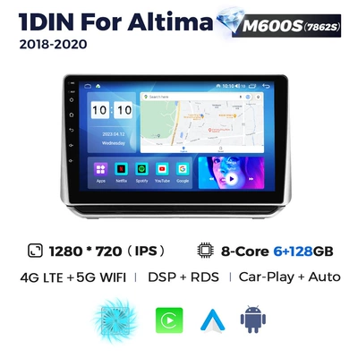 DVD Navigation – navigation radio 8+256G - m600s-8-core-7862s-6128g