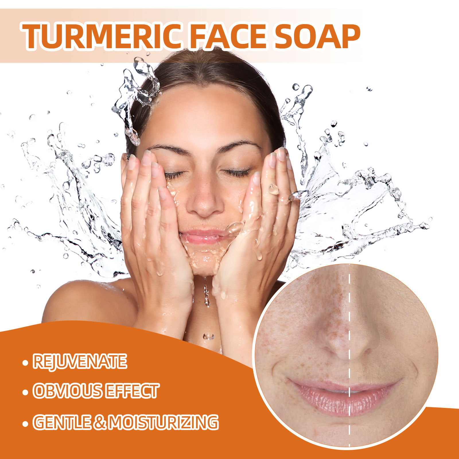 West&Month Ginger Turmeric Facial Soap