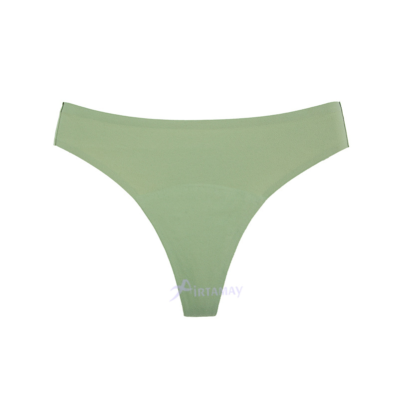 Comercio exterior transfronterizo europeo y americano más tamaño de cuatro capas a prueba de fugas ropa interior menstrual adhesivo sin costuras yoga deportes fisiológico Tanga