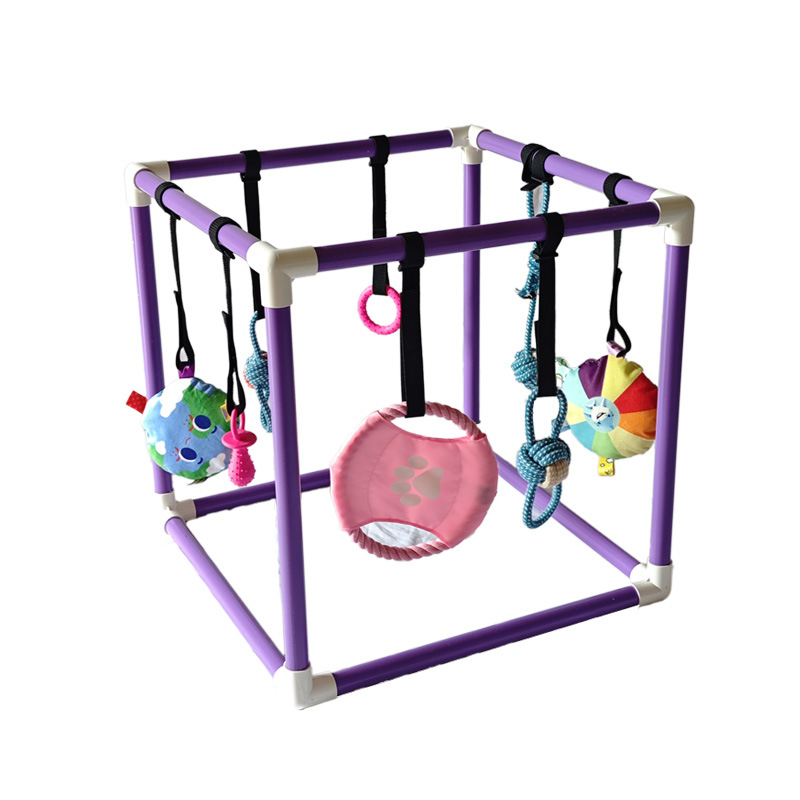 【跨境月销2000套】宠物猫狗玩耍健身塑料架子pvc管组装架