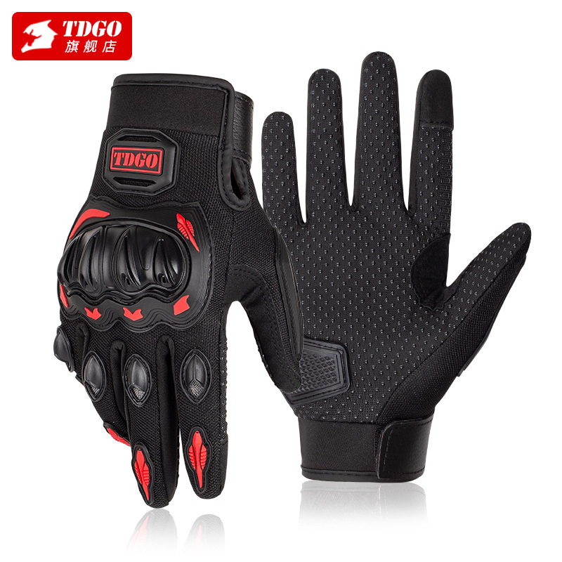 Guantes de motocicleta invierno a prueba de frío impermeable locomotora a prueba de viento caliente lluvia tormentosa guantes a prueba de caídas para todas las estaciones