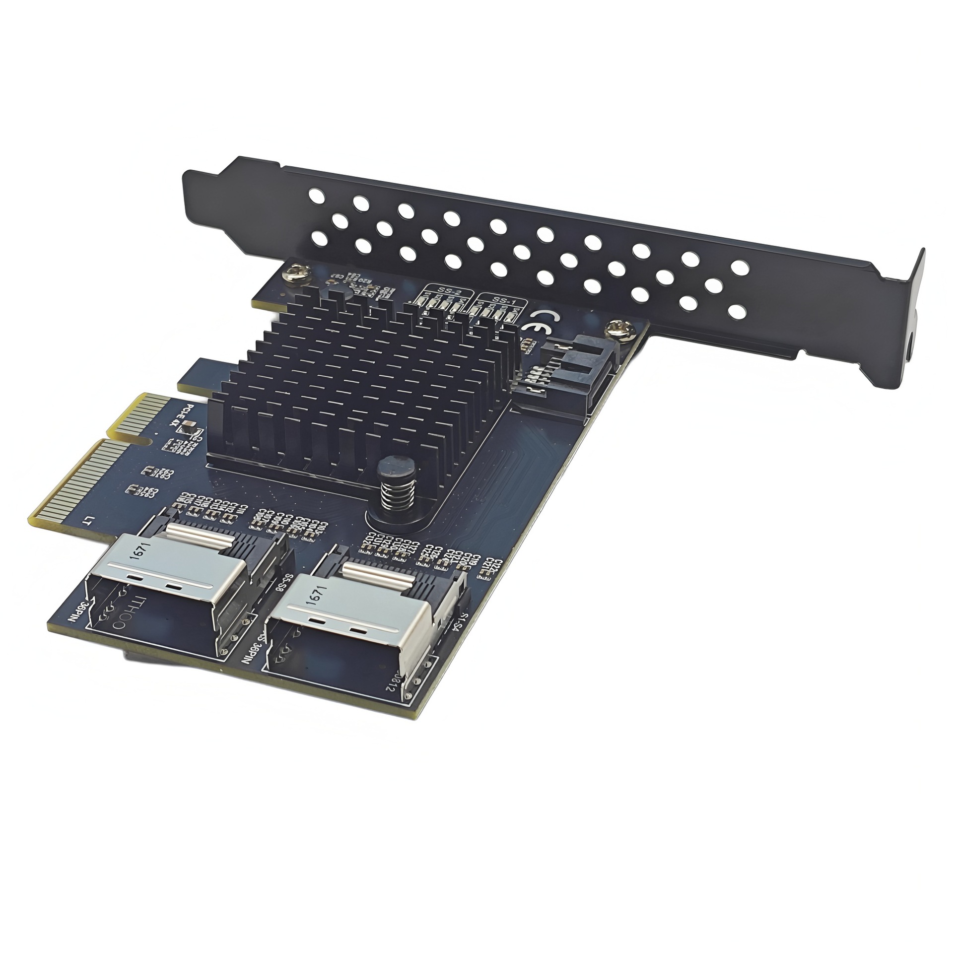PCI-Eת2��MINISAS SFF-8087+SATA��ת9��SATA3.0Ӳ��6G��չ��