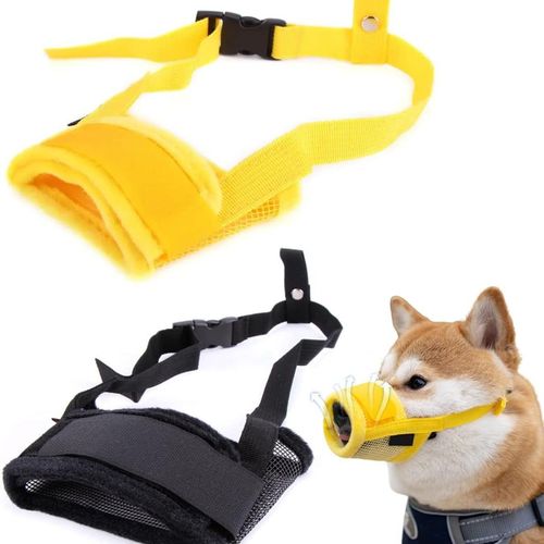 Happy Pet Dog Mouth Guard Anti-Bite Anti-Bark Dog Mask Adjustable Size Training Pet Supplies Can Drink Water