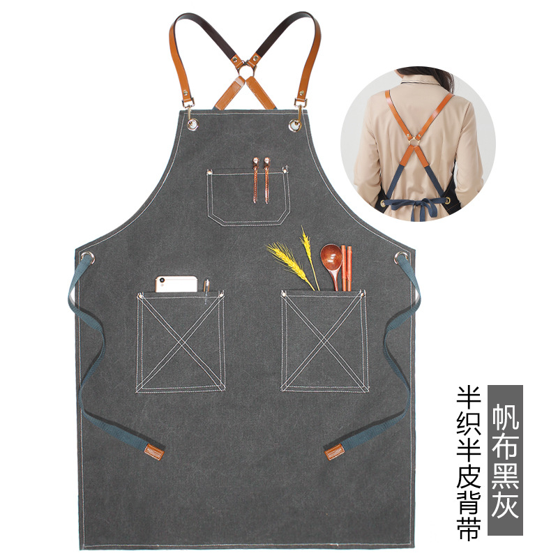 Semi-tejido medio cuero coche línea negro y gris