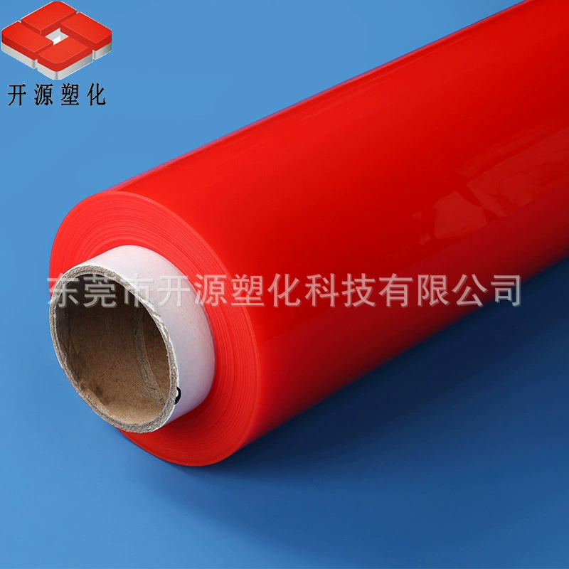 Поставка прозрачного цвета EVA пленка Желе Цвет Мягкая клеевая пленка багажная сумка Косметическая сумка PEVA пленка напряжение