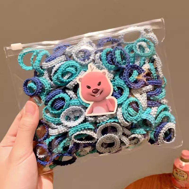 Bolsa de 50 OPP atada en azul