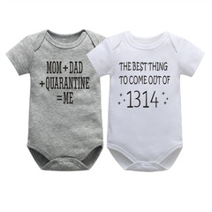 初生兒三角哈衣嬰兒淨色連體衣包屁衣寶寶連體爬服衣童裝工廠批發