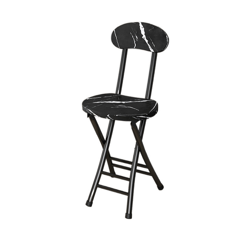 Silla plegable silla de comedor casera silla de descanso de ocio silla de respaldo de dormitorio taburete silla portátil para adultos