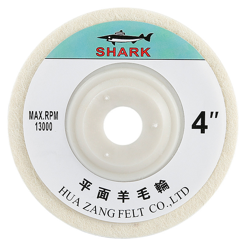 Rueda de lana espejo rueda de pulido bola de lana engrosada amoladora angular pulido vidrio metal acero inoxidable piedra película de pulido