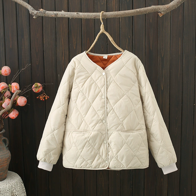 Легкий стеганый пуховик, большой размер, демисезон, 2 цвета (XL–4XL)