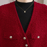 小个子背心女外穿减龄时尚小香风纯色马甲背心小香风针织上衣，女装马甲，妃慕昵服饰