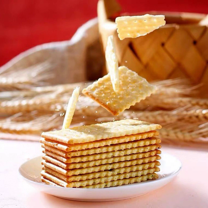 Соленые белые содовые крекеры, солодовые крекеры, снеки для завтрака, оптовая партия, цельная коробка, оптовый источник, фабрика, оптовая продажа от производителя.