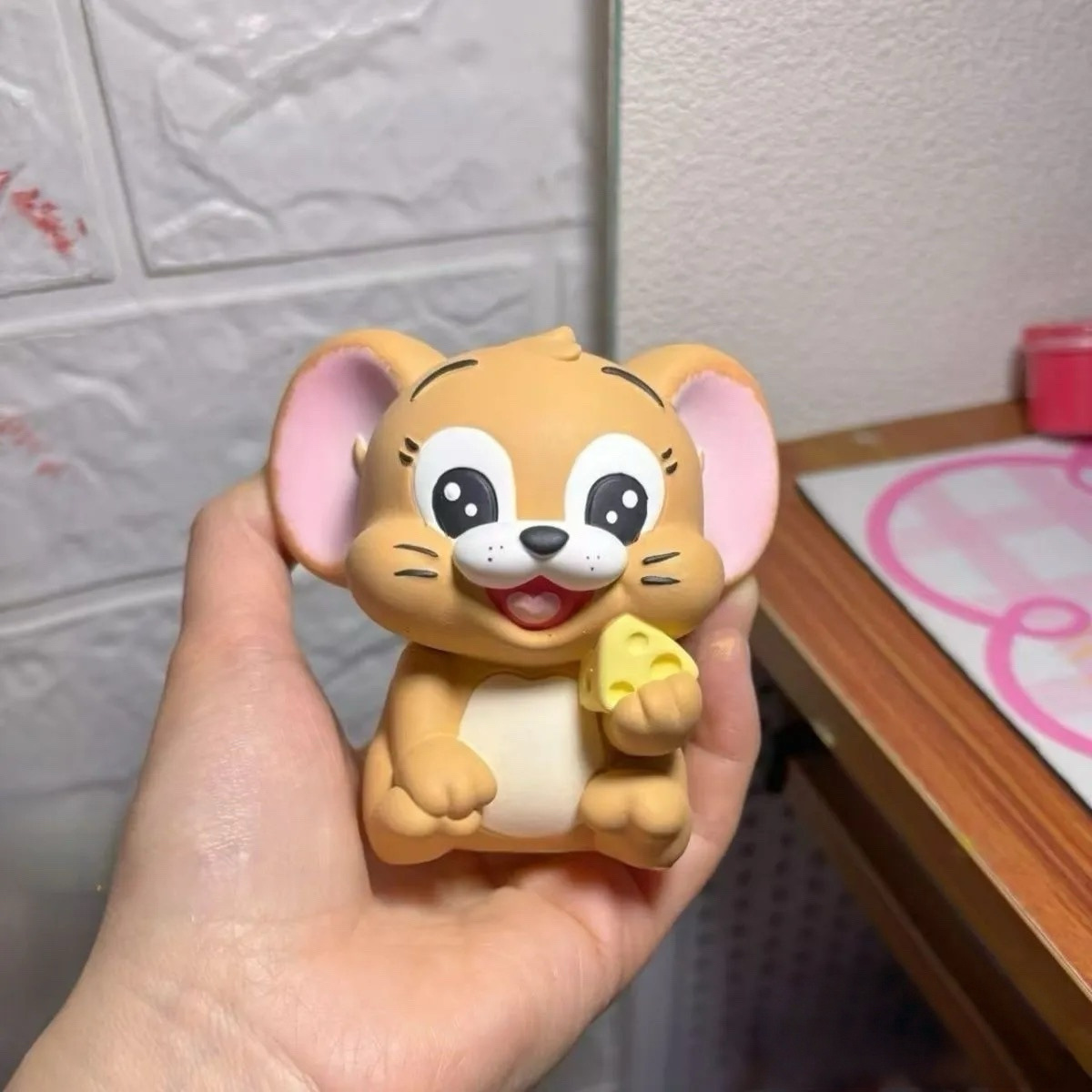 Gato y ratón Tom gato yeso muñeca mercado nocturno lindo gato 3d puesto de pintura tridimensional niños dibujos animados para colorear