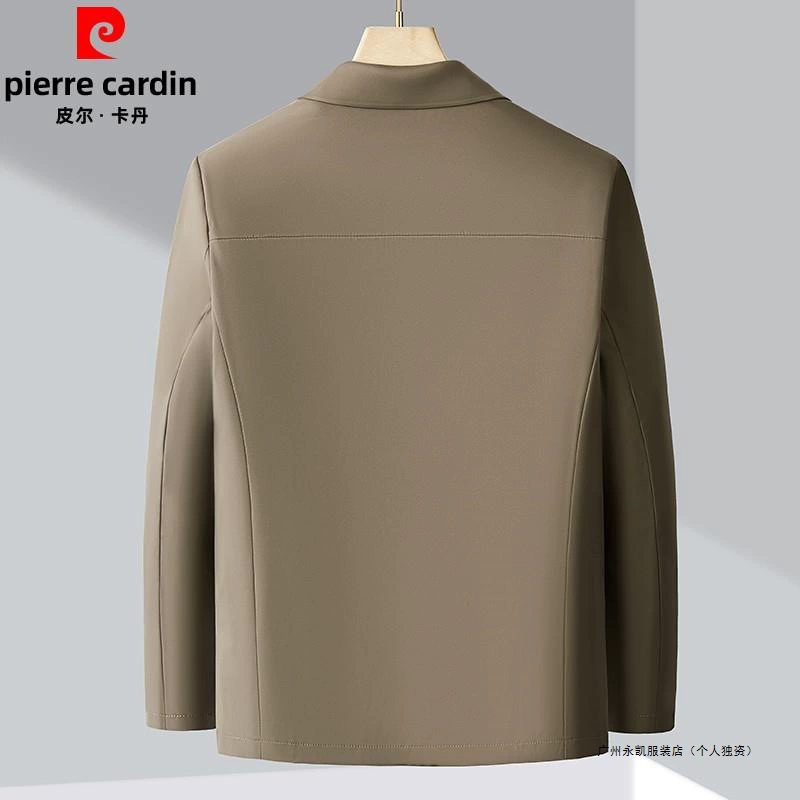 Pierre Cardin, демисезонный вельветовый мужской пиджак, подкладка с пухом, утиный пух, для среднего возраста
